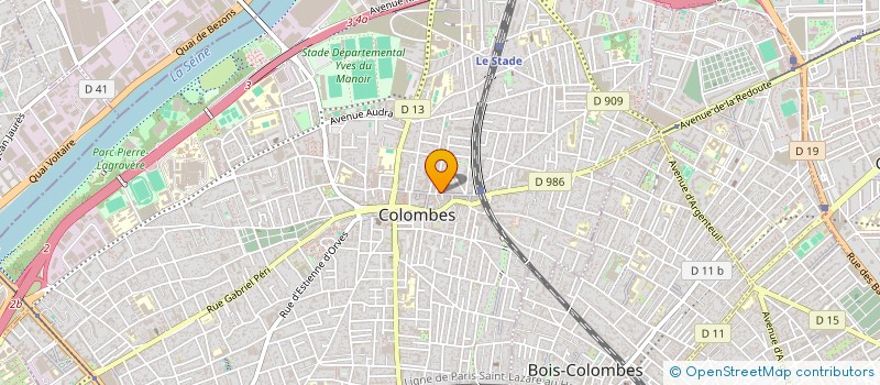 localisation de l'entreprise MONSIEUR JEFFERY GORDWIN à COLOMBES