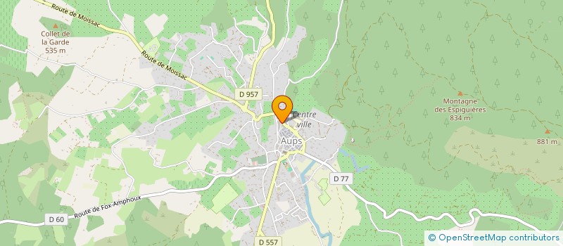 localisation de l'entreprise MONSIEUR JEFFERY MC CARTHY  AUPS