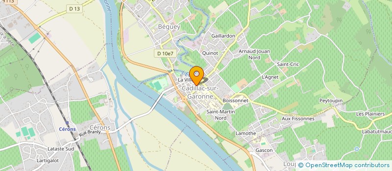 localisation de l'entreprise MONSIEUR JEFFERY RIBEIRO VIEIRA  CADILLAC-SUR-GARONNE