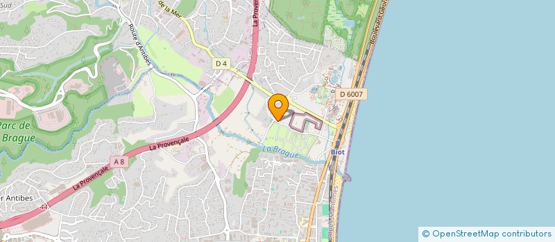 localisation de l'entreprise MONSIEUR JEFFF GARRIC  ANTIBES