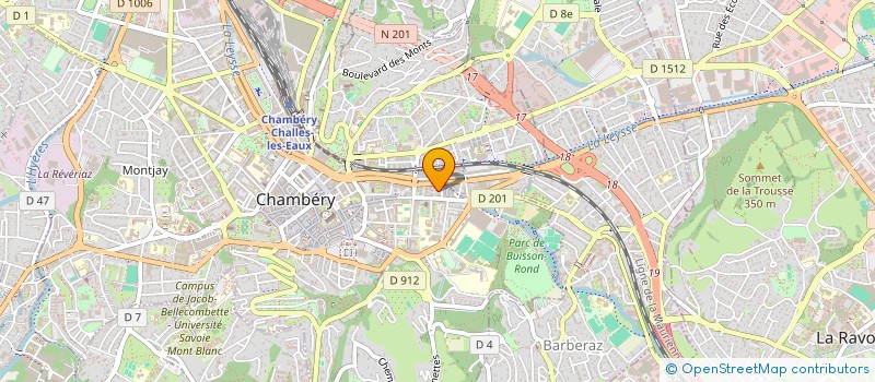 localisation de l'entreprise MONSIEUR JEFFREY BAVIERE à CHAMBERY