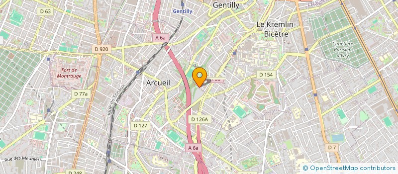 localisation de l'entreprise MONSIEUR JEFFREY CAGNES à ARCUEIL