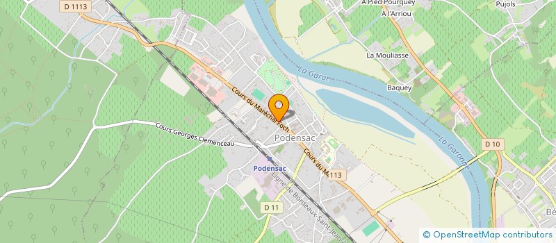 localisation de l'entreprise MONSIEUR JEFFREY DESTAILLATS  PODENSAC