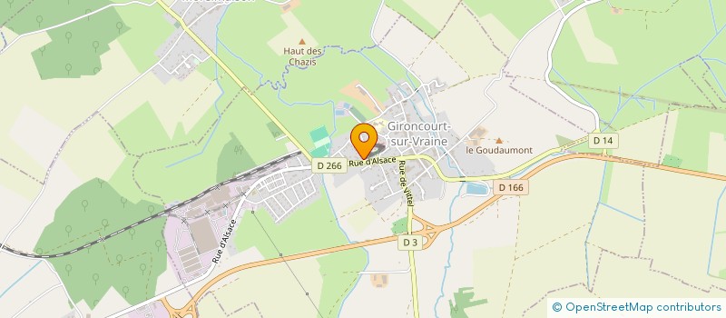 localisation de l'entreprise MONSIEUR JEFFREY GROSSE  GIRONCOURT-SUR-VRAINE