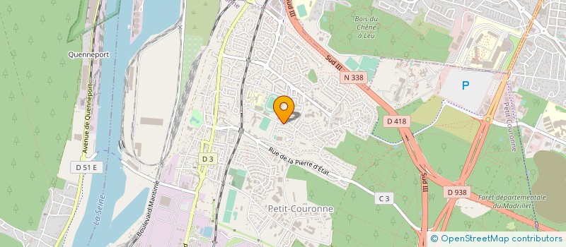 localisation de l'entreprise MONSIEUR JEFFREY HAMADI  PETIT-COURONNE