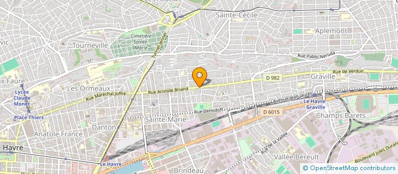 localisation de l'entreprise MONSIEUR JEFFREY HILL à LE HAVRE