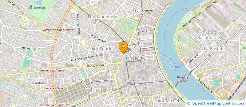 localisation de l'entreprise MONSIEUR JEFFREY JAMET  BORDEAUX