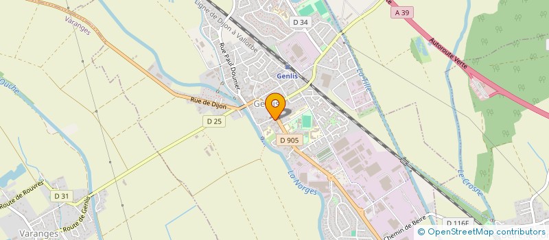 localisation de l'entreprise MONSIEUR JEFFREY KLINGER  GENLIS