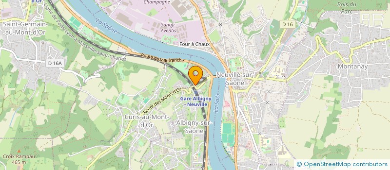 localisation de l'entreprise MONSIEUR JEFFREY LAROCHE  ALBIGNY-SUR-SAONE