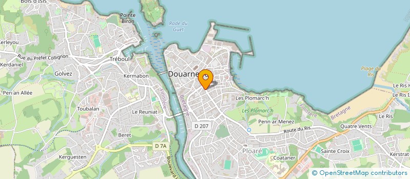 localisation de l'entreprise MONSIEUR JEFFREY LUNA  DOUARNENEZ