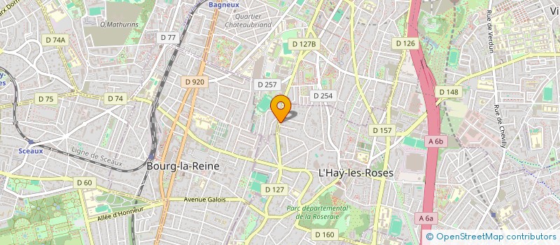 localisation de l'entreprise MONSIEUR JEFFREY MIR MOHAMMAD ALI TADJRICHI  L'HAY-LES-ROSES