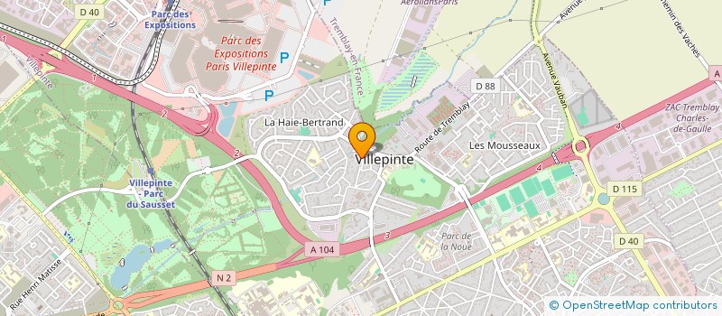 localisation de l'entreprise MONSIEUR JEFFREY MOTH à VILLEPINTE