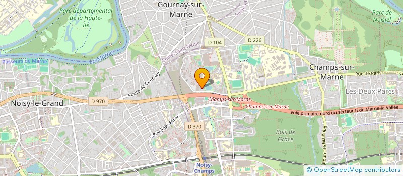 localisation de l'entreprise MONSIEUR JEFFREY MOUKETOU AMBEYON à CHAMPS-SUR-MARNE