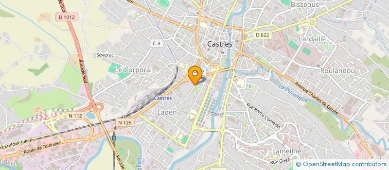 localisation de l'entreprise MONSIEUR JEFFREY PERRIN  CASTRES