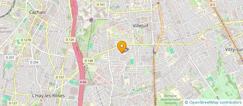 localisation de l'entreprise MONSIEUR JEFFREY SABA  VILLEJUIF