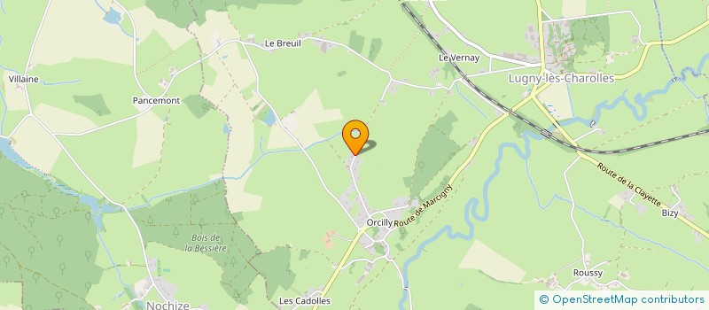 localisation de l'entreprise MONSIEUR JEFFREY VALETTE  LUGNY-LES-CHAROLLES