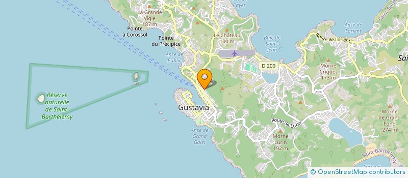 localisation de l'entreprise MONSIEUR JEFFRY DE LA CRUZ DIAZ à SAINT-BARTHELEMY