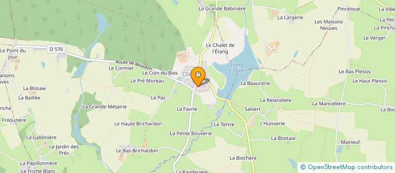 localisation de l'entreprise MONSIEUR JEFFRY DESCLOS  OLIVET