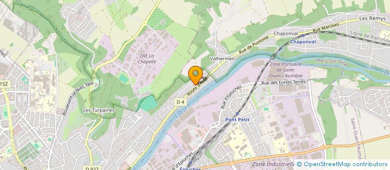 localisation de l'entreprise MONSIEUR JEFFSON GUERVIL  PONTOISE