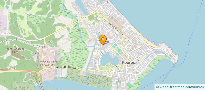 localisation de l'entreprise MONSIEUR JEFRADO AMALENSI à KOUROU