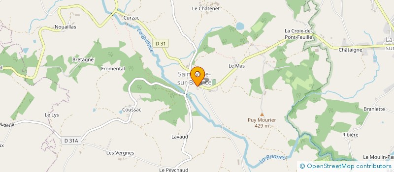 localisation de l'entreprise MONSIEUR JEHAN-GABRIEL PUYHABILIER  SAINT-VITTE-SUR-BRIANCE