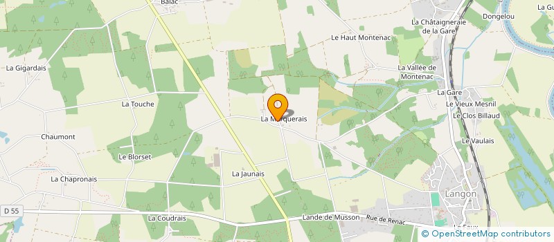 localisation de l'entreprise MONSIEUR JEHAN WEYMAN-HALSTEAD à LANGON