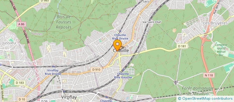 localisation de l'entreprise MONSIEUR JELIL AHMED ADAME à CHAVILLE