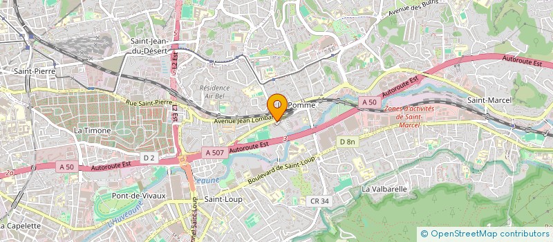 localisation de l'entreprise MONSIEUR JELOUL GHILAS à MARSEILLE
