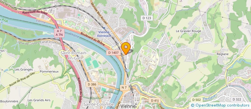 localisation de l'entreprise MONSIEUR JEMAL DAVRESHIANI à VIENNE