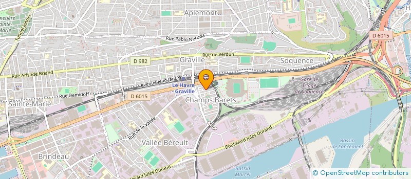 localisation de l'entreprise MONSIEUR JEMERY DUCLOS à LE HAVRE