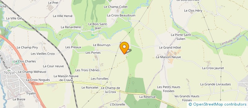 localisation de l'entreprise MONSIEUR JEMES RODAS  NOYAL