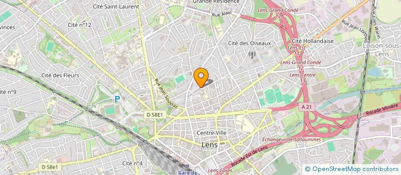 localisation de l'entreprise MONSIEUR JEMIL MOUNIB  LENS