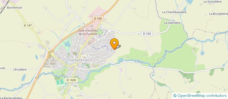 localisation de l'entreprise MONSIEUR JEMMY MITHRA  TREMENTINES