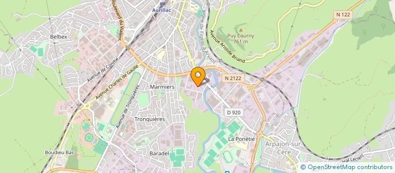 localisation de l'entreprise MONSIEUR JEMY WIASTERSHEIM à AURILLAC
