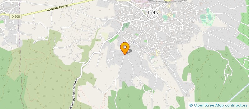 localisation de l'entreprise MONSIEUR JEMYSON DAL FABRO  TRETS