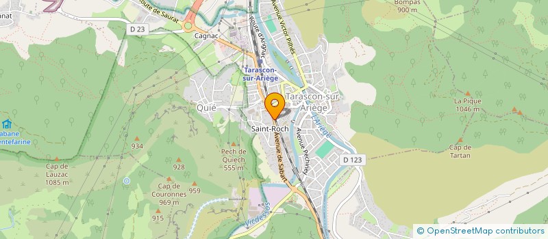 localisation de l'entreprise MONSIEUR JEN-PIERRE FAURITE à TARASCON-SUR-ARIEGE
