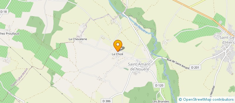 localisation de l'entreprise MONSIEUR JENA-NOEL MARTIN à SAINT-AMANT-DE-NOUERE