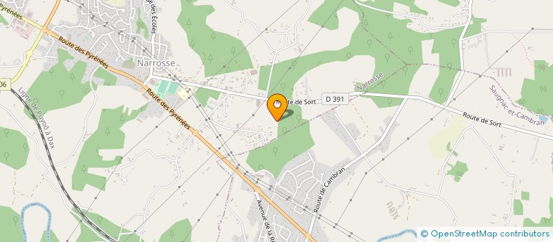 localisation de l'entreprise MONSIEUR JENGUYS SAGE  NARROSSE