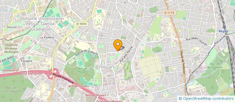 localisation de l'entreprise MONSIEUR JENIL FRANCIS  TALENCE