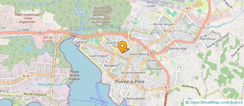 localisation de l'entreprise MONSIEUR JENNIFER DUPONT  LES ABYMES