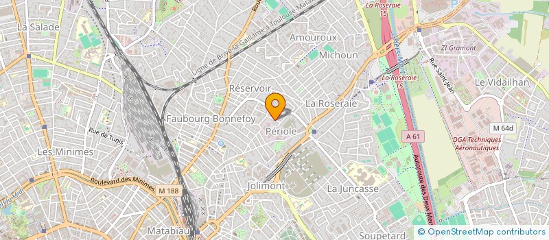 localisation de l'entreprise MONSIEUR JENOUDIN FIDAHOUSSEN à TOULOUSE
