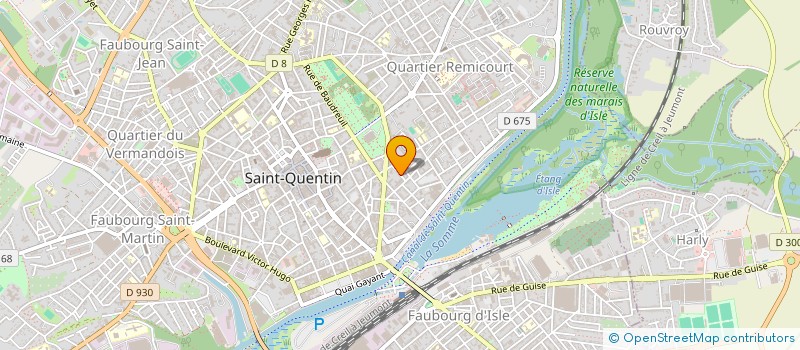 localisation de l'entreprise MONSIEUR JENS JEDRASZCZAK à SAINT-QUENTIN
