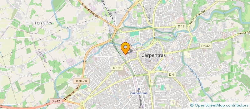 localisation de l'entreprise MONSIEUR JENS MARTINEZ à CARPENTRAS