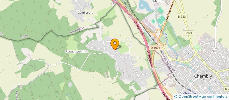 localisation de l'entreprise MONSIEUR JENSEN YAKOU  RONQUEROLLES