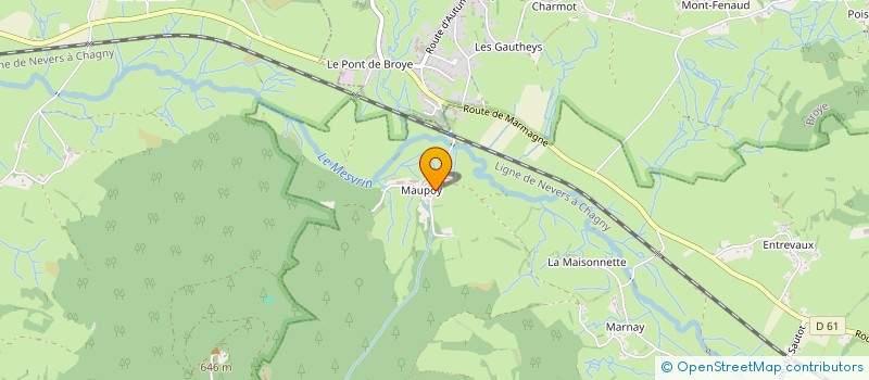 localisation de l'entreprise MONSIEUR JENTE GERRITSEN  SAINT-SYMPHORIEN-DE-MARMAGNE