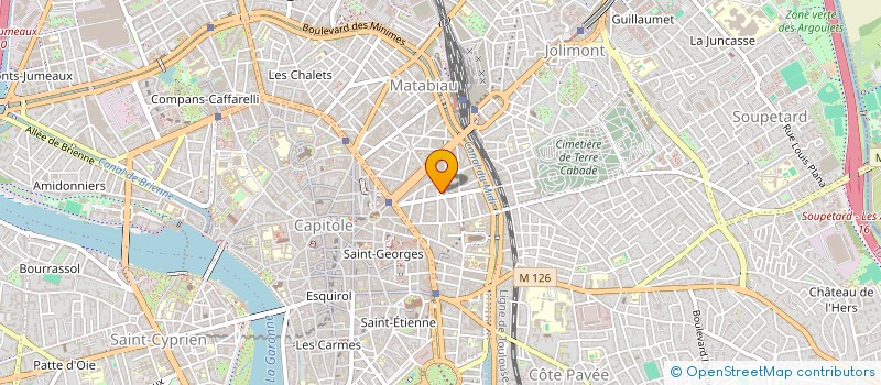 localisation de l'entreprise MONSIEUR JENWIT PIROMTHONG  TOULOUSE