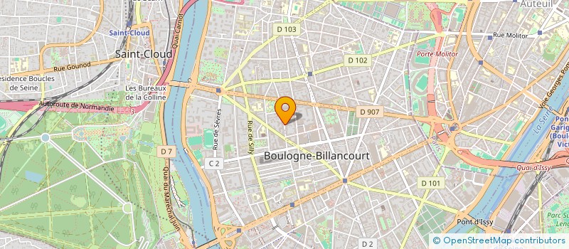 localisation de l'entreprise MONSIEUR JEOFFRAIM MARIA à BOULOGNE-BILLANCOURT