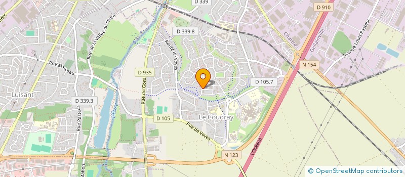 localisation de l'entreprise MONSIEUR JEOFFRAY PISSOT à LE COUDRAY