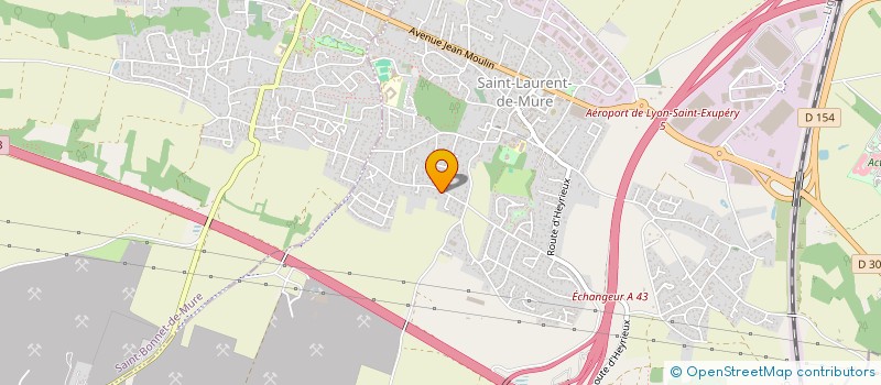 localisation de l'entreprise MONSIEUR JEOFFREY BARBIER  SAINT-LAURENT-DE-MURE