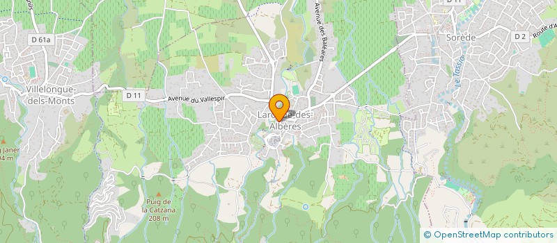 localisation de l'entreprise MONSIEUR JEOFFREY BRABANDERS  LAROQUE-DES-ALBERES